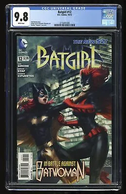 Buy Batgirl (2009) #12 CGC NM/M 9.8 White Pages Artgerm Cover! DC Comics 2010 • 97.90£