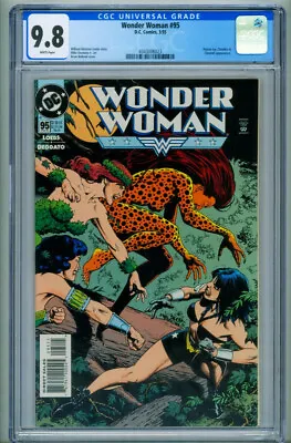 Buy WONDER WOMAN #95-CGC 9.8-1995-Bolland Cover-comic Book 4343006023 • 93.82£