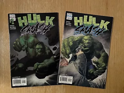 Buy Hulk Smash 1 & 2 2001 - Marvel Knights - Ennis - Fine/Very Fine • 3.99£