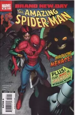 Buy Amazing Spider-Man (1998) # 550 (7.0-FVF) Menace, Jackpot 2008 • 9.45£