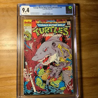 Buy Teenage Mutant Ninja Turtles Adventures #44 CGC 9.4 1993 Future Shark Trilogy • 67.04£