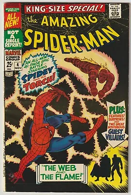 Buy Amazing Spider-Man Annual #4  (Marvel 1963 Series)   FN • 38.95£
