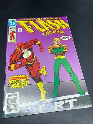 Buy DC Flash Vs Aquaman #66 JUL 1992 The Race You Demanded Fish Story • 2.36£