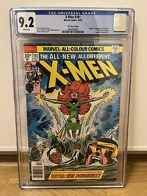 Buy X-Men 101 - CGC 9.2 WP, Marvel Bronze Age Key 1st Phoenix, UKPV • 749.90£