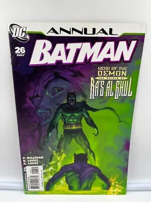 Buy 2007 DC Comics Annual Batman Head Of The Demon Origion Of RA's Al Ghul #26 • 3.61£