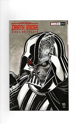 Buy Star Wars Darth Vader Black White & Red With Free D E Print #1 Marvel Comics • 9.50£
