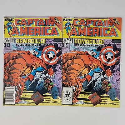 Buy Captain America 1985 #308 Fine/Very Fine TWO DIFFERENT COVERS • 8.03£