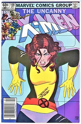 Buy Uncanny X-Men 168 NEWSSTAND 1st App Madelyne Pryor 1st Mention Lockheed 1983 • 38.34£