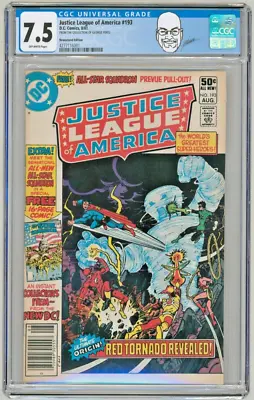 Buy George Perez Pedigree Collection Copy CGC 7.5 Justice League Of America JLA #193 • 78.83£
