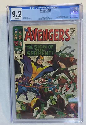 Buy Avengers #32 Sept 1966  CGC 9.2 • 197.48£