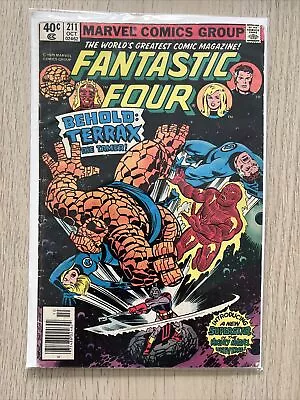 Buy Fantastic Four #211 1st Appearance Of Terrax (Marvel Comics 1979) • 19.77£