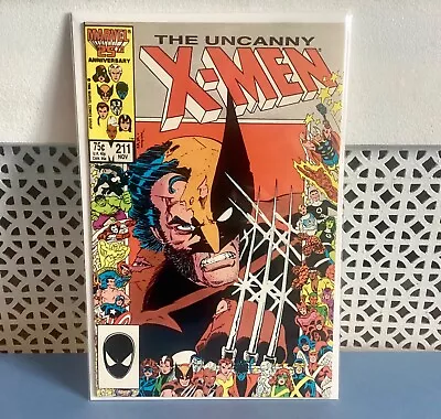 Buy Uncanny X-Men 211 25th Anniversary Issue 1986 • 11.95£