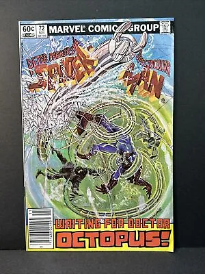 Buy Peter Parker Spectacular Spider-Man #72 1982 Marvel Comics Newsstand VF 8.0 • 4.76£