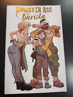 Buy Gangster Ass Barista #1 Cover B Conor Hughes Foil Variant Comic Book NM First Pr • 5.59£