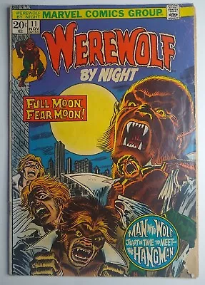 Buy Marvel Comics Werewolf By Night #11 1st Appearance Hangman VG/FN 5.0 • 17.37£
