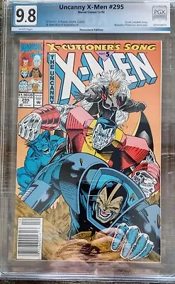 Buy The Uncanny X-men #295 Pgx 9.8 Key Rare Newsstand Variant Edition Like Cgc Cbcs • 78.05£