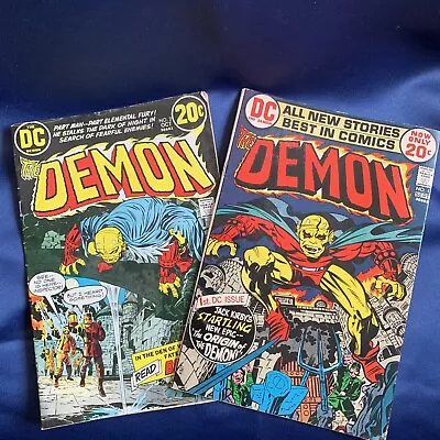 Buy Demon #1 & 2 1972 1st Appearance Etrigan Demon Jack Kirby Art • 120.07£