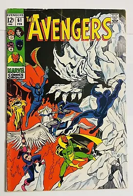 Buy Avengers #61 Marvel Comics Fine 6.5 Black Panther Dr Strange Vision Hawkeye 1969 • 22.87£