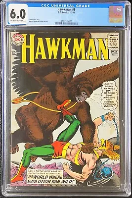 Buy Hawkman # 6 CGC 6.0 -- 1965 -- Flying Gorilla Cover. • 90.82£