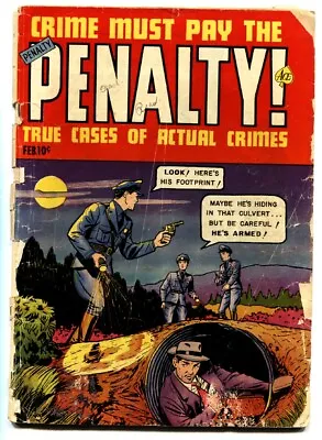 Buy Crime Must Pay The Penalty #24  1952 - Ace  -G- - Comic Book • 26.49£