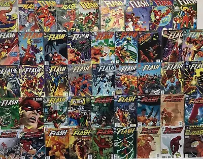 Buy DC Comics The Flash 2nd Series Comic Book Lot Of 45 • 43.36£