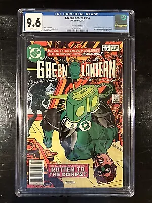 Buy Green Lantern #154 CGC 9.6 (DC 1982)  WP!  Newsstand!  Green Lantern Corps! • 51.97£