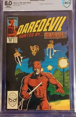 Buy Daredevil (1964) # 258 (CBCS 8.0-VF) KEY 1st Appearance Bengal 1988 • 47.44£