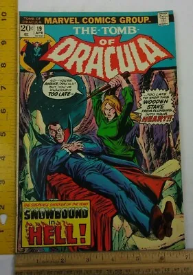 Buy Tomb Of Dracula 19 Comic Book 1970s VF Bronze Age Vampire BLADE • 31.51£