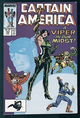 Buy Captain America 342 FVF Marvel Comics 1988 • 3.21£