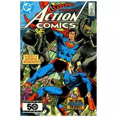 Buy Action Comics (1938 Series) #572 In Very Fine + Condition. DC Comics [a; • 7.60£