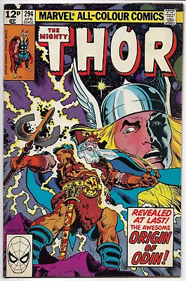 Buy The Mighty Thor #294 Marvel Comics Thomas Pollard Stone 1980 VG/FN • 6.25£