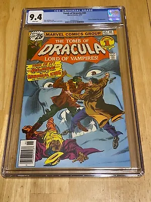 Buy Marvel The Tomb Of Dracula 45 CGC 9.4 WP 1976 Lord Of Vampires It Seems … BLADE! • 236.75£