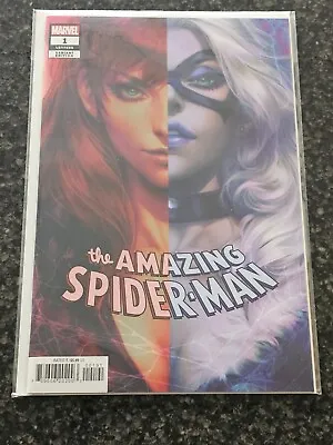 Buy Marvel Comics: Amazing Spider-Man Vol 6 #1 Stanley Lau Artgerm Variant • 7.92£