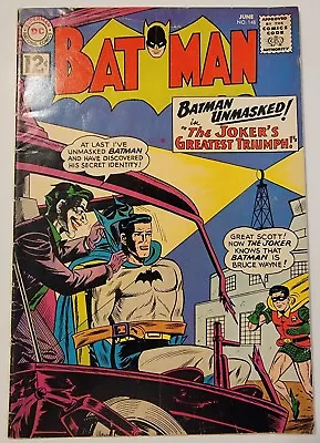 Buy Batman #148 VG Joker's Greatest Triumph 1962 Sheldon Moldoff Vintage Silver Age  • 103.28£