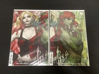 Buy Harley Quinn & Poison Ivy #1 Artgerm  Connecting Variant Lot 2 Dc Comics • 15.93£