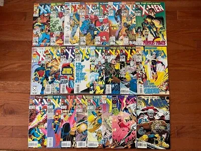 Buy Uncanny X-Men Comic Run Lot Of 24 - 287 293-311 313 316 320 300 304 Annual 18 • 23.83£