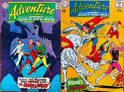 Buy ADVENTURE COMICS # 361 & # 364 - Superboy Legion Of Super-Heroes Silver Age DC • 4.79£