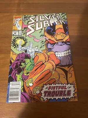 Buy Marvel Comic’s  The Silver Surfer No. 44 December 1990 • 19.99£
