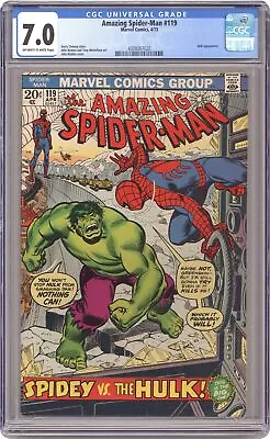 Buy Amazing Spider-Man #119 CGC 7.0 1973 4308067020 • 127.92£