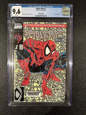 Buy Spider-Man #1 CGC 9.6 (Platinum Edition With Letter) Todd McFarlane White Pages • 1,439.14£