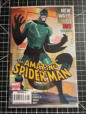 Buy AMAZING SPIDER-MAN #572 RARE 2nd Print VARIANT Venom Scorpion Mac Gargan Virus • 39.18£