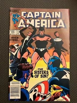 Buy CAPTAIN AMERICA #295 (Marvel 1984) 1st Cover Appearance THE SISTERS OF SIN • 3.55£