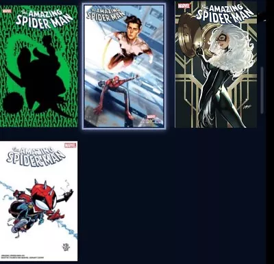 Buy Amazing Spider-man #52  Main Cover + B.c.d Marvel Comics Full Set  Presale *6/19 • 12.70£