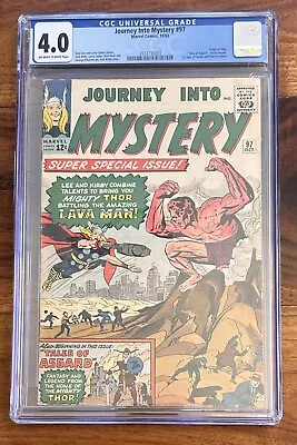 Buy Journey Into Mystery #97 1963 Cgc 4 Marvel Comics 1st App Surtur & Ymir • 180.96£