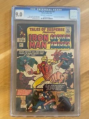 Buy TOS Tales Of Suspence #67 CGC 9.0 Iron Man And Captain America • 301.66£