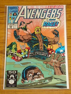 Buy Avengers #328 Vol1 Marvel Comics Rage Origin January 1991 • 3.49£