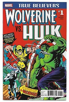 Buy The Incredible Hulk #181 First Appearance Wolverine True Believers NM (2017) • 11£
