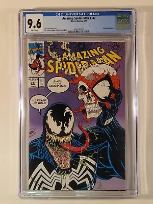 Buy Amazing Spider-Man #347 CGC 9.6 Venom Cover Erik Larsen • 78.84£
