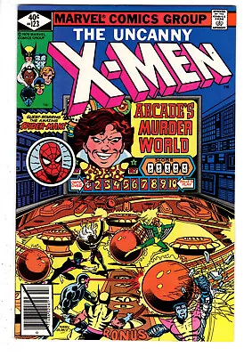 Buy Uncanny X-men #123 (1979) - Grade 9.2 - Spider-man Cameo - Arcade's Murder World • 63.96£