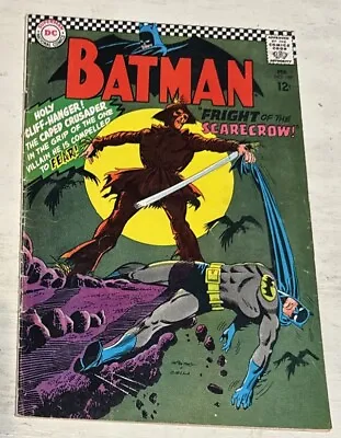 Buy Batman #189 DC Comics 1st Appearance Of The Scarecrow In The Silver Age • 239.82£